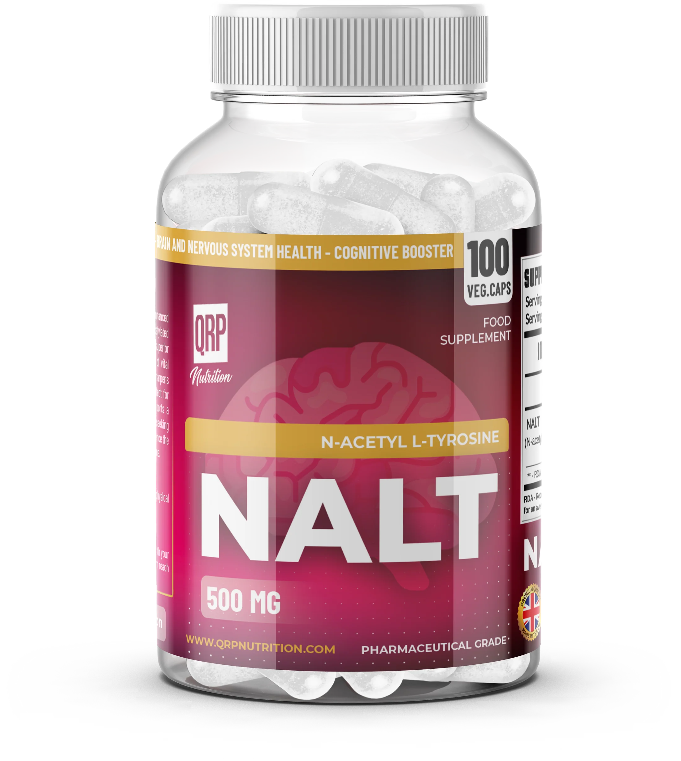 Best NALT supplement for mental performance and stress relief USA