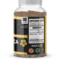Maca root supplement bottle – QRP Nutrition 90 capsules USA